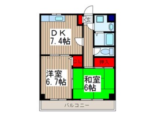 横田商事第１ビルの物件間取画像